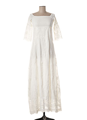 Robe longue blanc FRACOMINA pour femme