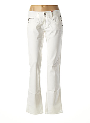 Jeans bootcut blanc FREEMAN T.PORTER pour femme
