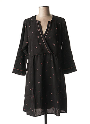 Robe courte noir CHERRY pour femme