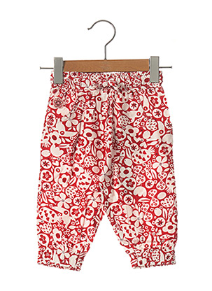 Pantalon casual rouge BOBOLI pour fille