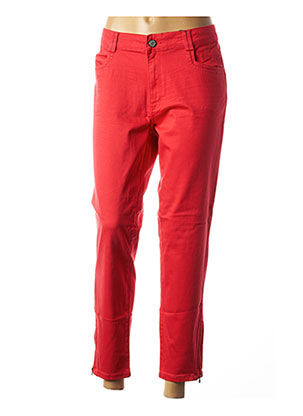 Pantalon 7/8 rouge PARA MI pour femme