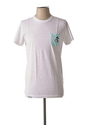 T-shirt blanc T-SKOPE pour homme