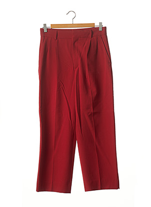 Pantalon chic rouge ZARA pour femme