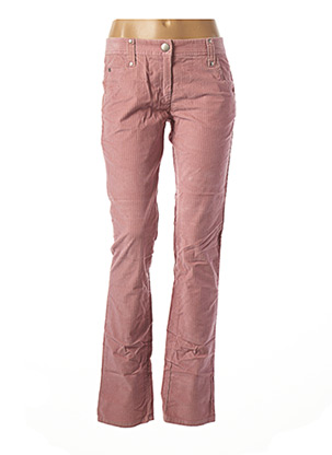 Pantalon droit rose SISLEY pour femme