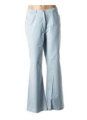 Pantalon casual bleu CHRISMAS'S pour femme