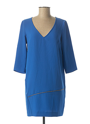 Robe mi-longue bleu IKKS pour femme