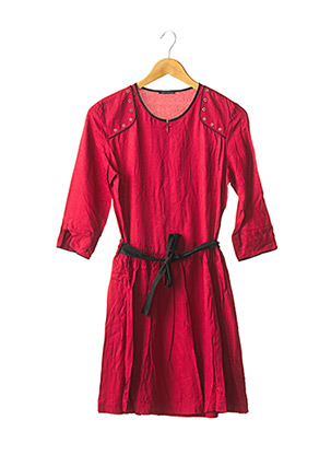Robe courte rouge IKKS pour femme