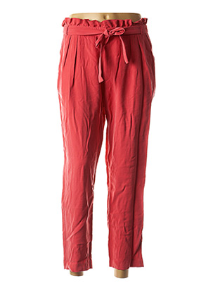 Pantalon 7/8 rouge I.CODE (By IKKS) pour femme