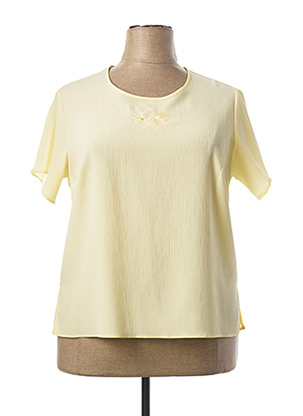 T-shirt jaune FRANCOISE F pour femme
