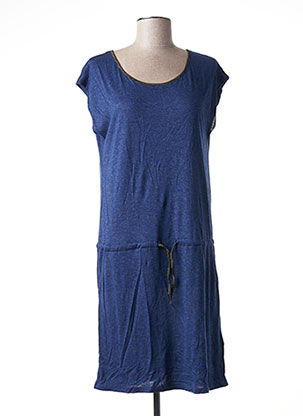 Robe mi-longue bleu OXBOW pour femme