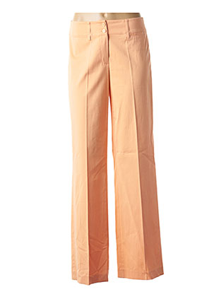 Pantalon droit orange HAUBER pour femme