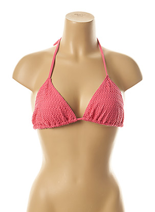 Haut De Maillot De Bain Fermeture Liens À Nouer Rose Love Stories