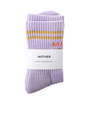 Chaussettes violet MOTHER pour femme