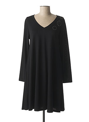 Robe pull noir MALOKA pour femme
