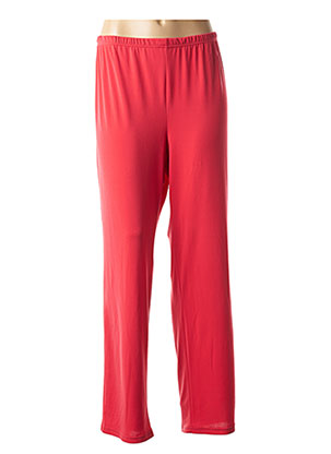 Pantalon droit rouge JEAN DELFIN pour femme