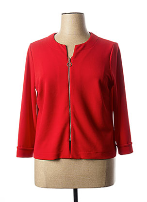 Veste casual rouge TELMAIL pour femme