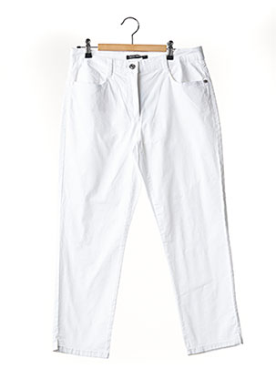 Pantalon droit blanc BETTY BARCLAY pour femme