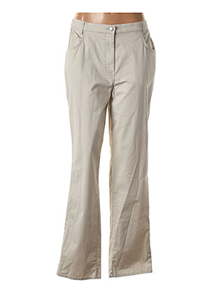 Pantalon droit gris PIONEER pour femme