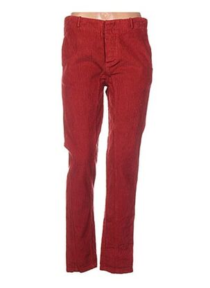 Pantalon slim rouge LAURENCE DOLIGE pour femme