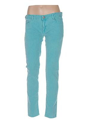 Pantalon slim bleu LEON & HARPER pour femme