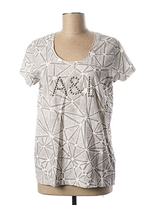 T-shirt gris AGATHE & LOUISE pour femme