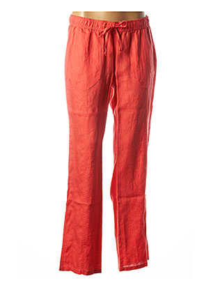 Pantalon droit orange BARBARA LEBEK pour femme