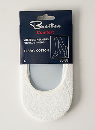Chaussettes blanc BREITEX pour femme