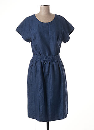 Robe mi-longue bleu NATHALIE VLEESCHOUWER pour femme