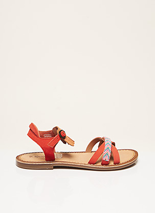 Sandales/Nu pieds orange KICKERS pour fille
