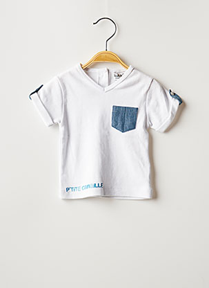 T-shirt blanc BULLE DE BB pour garçon