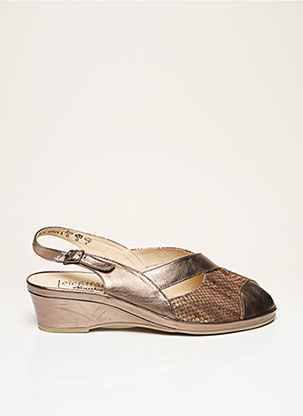 Sandales/Nu pieds beige SEMLER pour femme