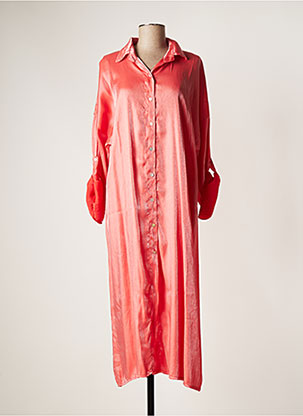 Robe longue rose STUDIO PARISIEN pour femme