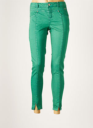 Pantalon slim vert CREAM pour femme