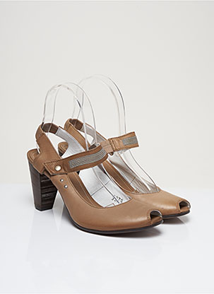 Sandales/Nu pieds marron OXS pour femme