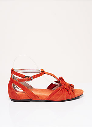 Sandales/Nu pieds orange HOMERS pour femme