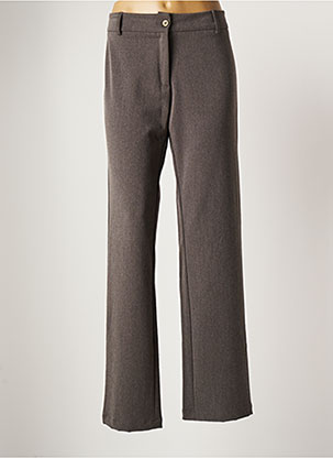 Pantalon droit gris DESGASTE pour femme