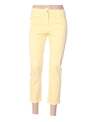Pantalon 7/8 jaune DIANE LAURY pour femme