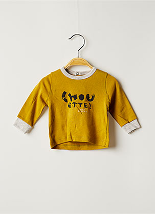 T-shirt jaune PETIT BATEAU pour garçon
