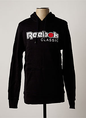 Reebok Sweat Capuche Homme De Couleur Noir 1907036 noir00 Modz