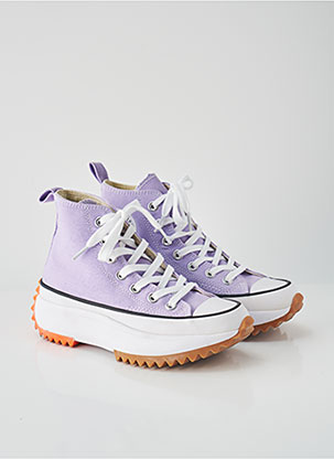 Converse Baskets Femme De Couleur Violet 1905645 violet Modz