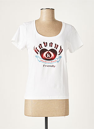 T-shirt blanc KAVANY pour femme