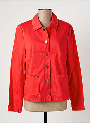 Veste casual rouge FRANK WALDER pour femme
