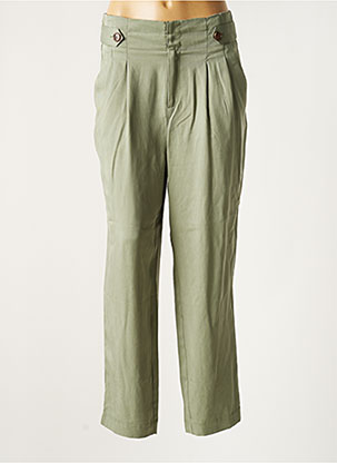 Pantalon chino vert B.YOUNG pour femme