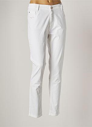 Pantalon droit blanc PARA MI pour femme