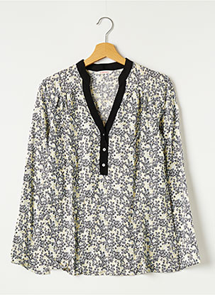 Blouse Tissage Popeline Noir Camaieu Femme 1920883-noir00 Modz