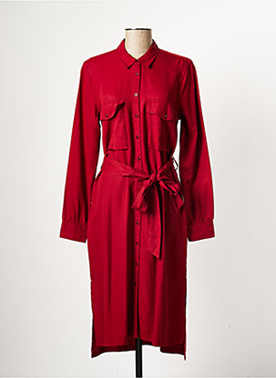 Robe mi-longue rouge MUSTANG pour femme