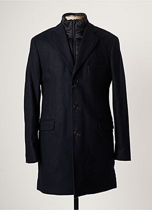 Manteau long bleu CAMBRIDGE pour homme