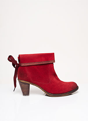 Bottines/Boots rouge MYMA pour femme