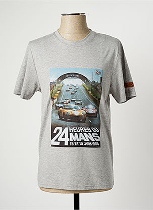 T-shirt gris 24H LE MANS pour homme