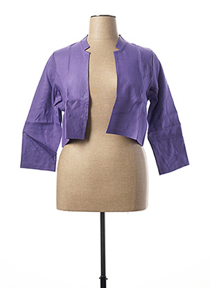 Veste casual violet MALOKA pour femme